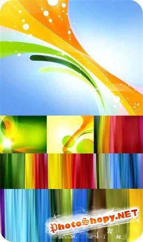 Stock set of color backgrounds