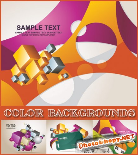 Color Backgrounds - Stock Vectors