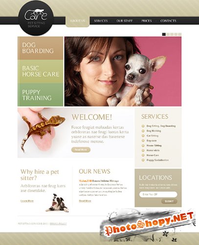 Care Pet Free Website Template