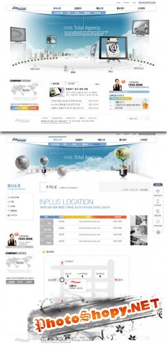 PSD Web Template - Web Total Agency