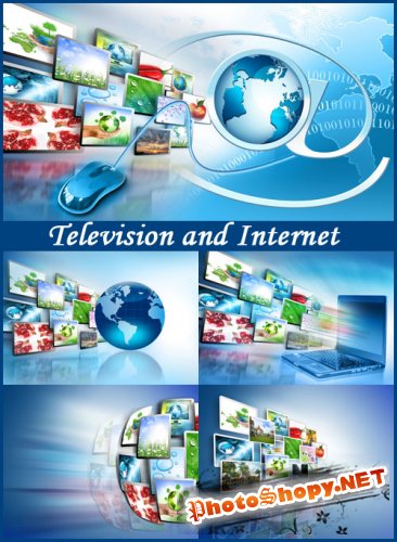 Television and Internet - Stock Photos