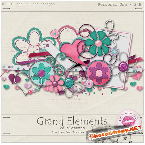 Scrap-kit - Grand Elements