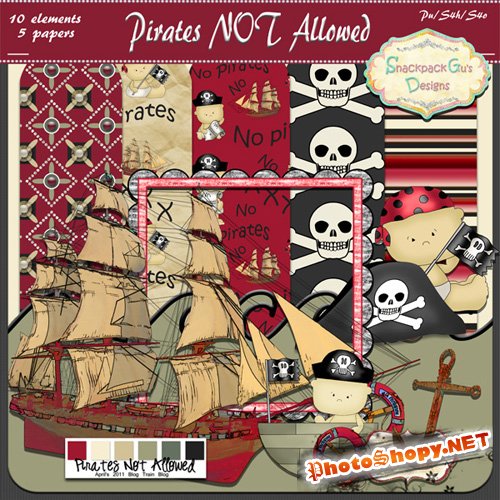 Scrap-set - Pirates Not Allowed! #2