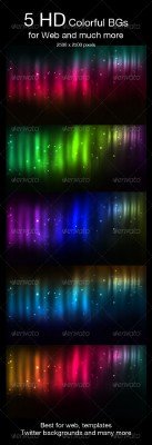 5 Space Backgrounds - GraphicRiver
