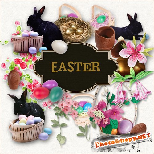 Scrap-kit - Easter Illustration Set