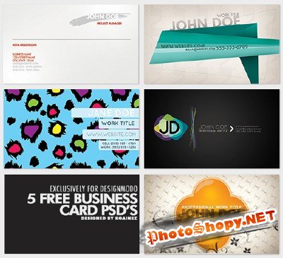 5 Creative  Business card