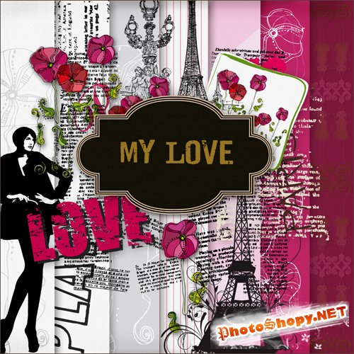 Scrap-set - My Love #1