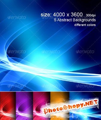 Hi-Res Abstract Colorful Backgrounds - GraphicRiver