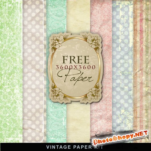 Textures - Vintage Easter Papers #2