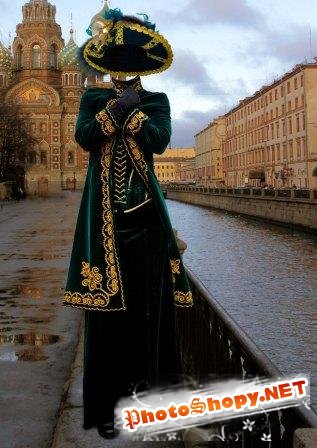 Шаблон для фотошоп – Графиня в Москве