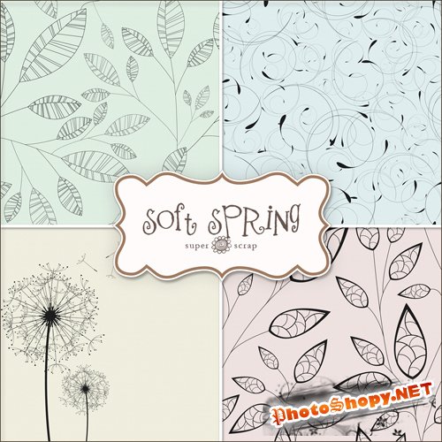 Textures - Soft Spring Backgrounds #2