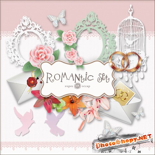 Scrap-kit - Romantic Set #1