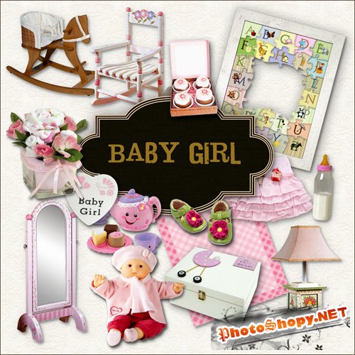 Scrap-kit - Baby Girl #1