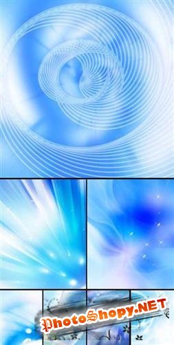 New Blue Abstract Backgrounds (Синие фоны)