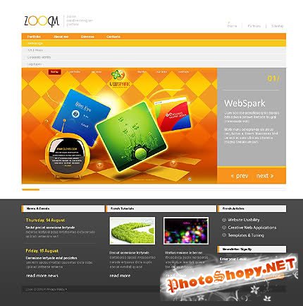 Zoocm Website Template