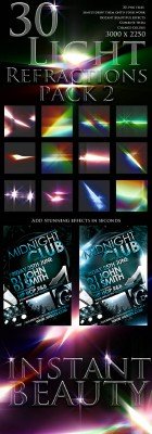 30 Light Refractions Pack 2 - GraphicRiver