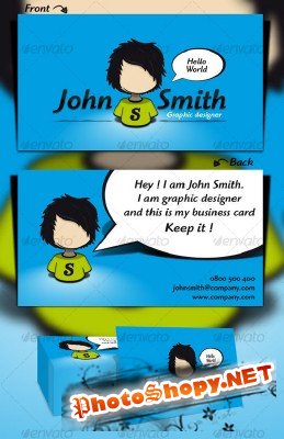Hello World Business Card - GraphicRiver
