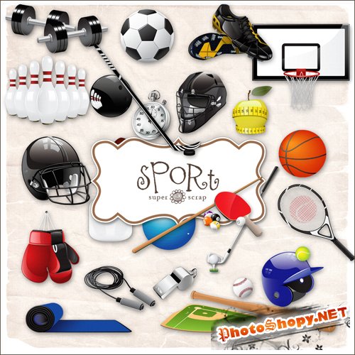Scrap-kit - Sport Elements