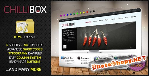 ThemeForest - ChilliBox. Premium HTML template