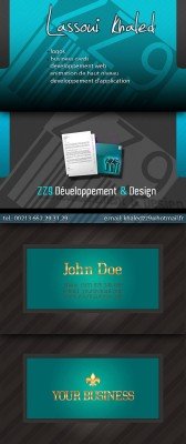 2 Business cards for your business