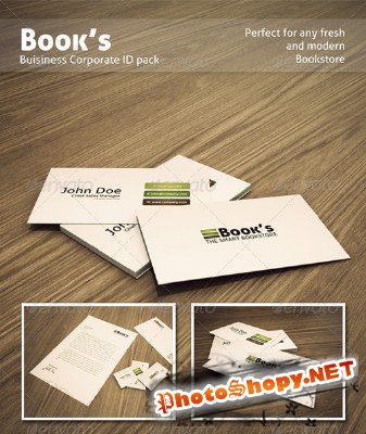 Bookstore corporate identity - GraphicRiver