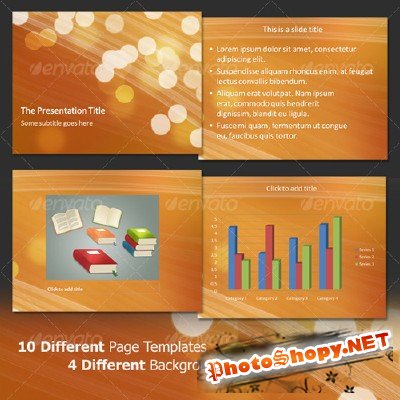 Light bubbles professional powerpoint template - GraphicRiver