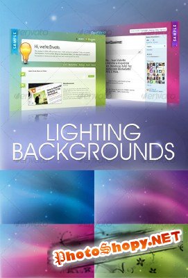 Lighting backgrounds - GraphicRiver