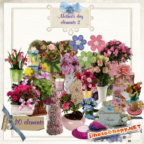 Scrap-kit - Mother's day elements 2