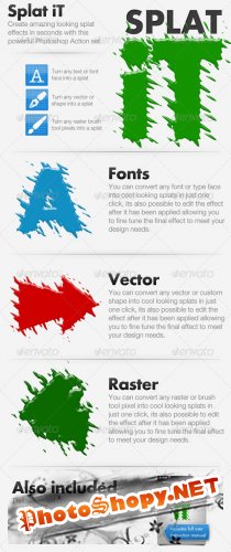 GraphicRiver Splat iT - Give Your Work The Splat Effect!