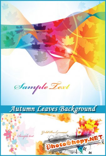 Autumn Leaves Background - Stock Vectors