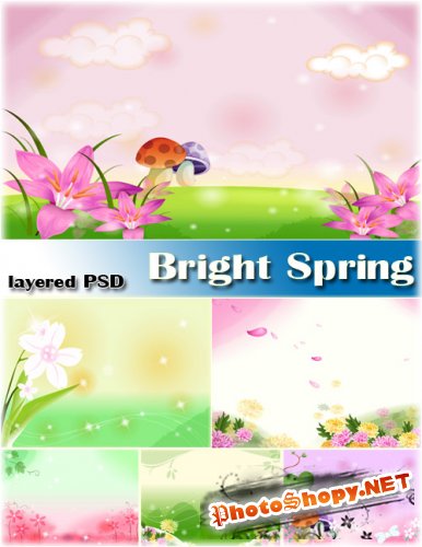 Яркая Весна | Bright Sping (layered PSD)