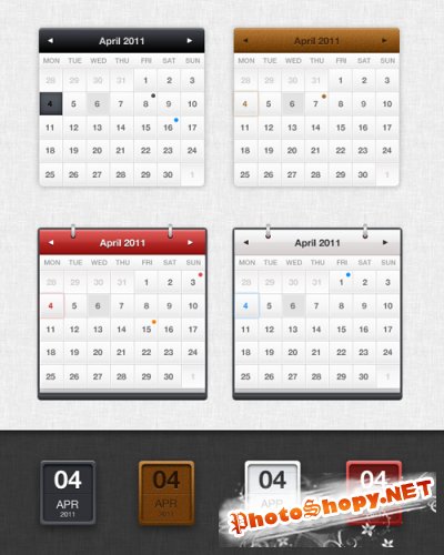 MediaLoot Clean Calendar & Date Pickers RETAIL