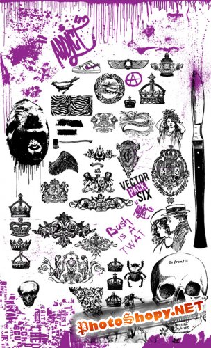 Vector Six Tatoo Pack by doomsday