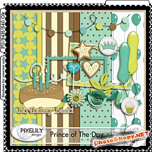 Scrap-set - Prince of the day