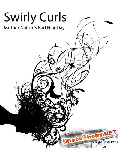 Клипарты Swirly Curls