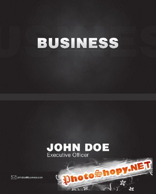 Black business cards - GraphicRiver