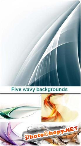 Five wavy backgrounds (Пять волнистых фонов)