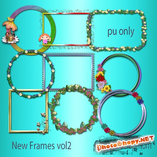 Creative Scrapmom - Cluster Frames Set