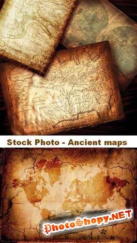 Stock Photo - Ancient maps