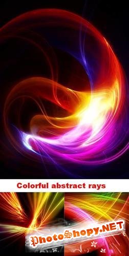 Colorful abstract rays (Абстрактные фоны)