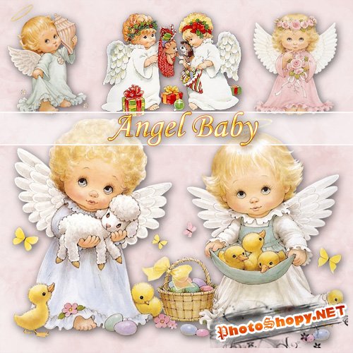 Маленькие Ангелы | Angel Baby (PNG)