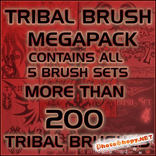 Набор кистей для Photoshop "Tribal brushes"