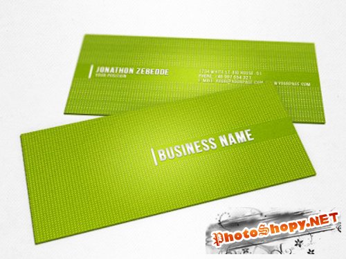 Green Dots Business Card