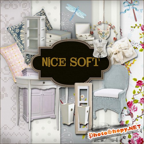 Scrap-set - Nice Soft #1