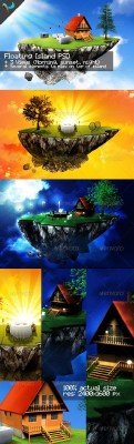 Floating Island - GraphicRiver