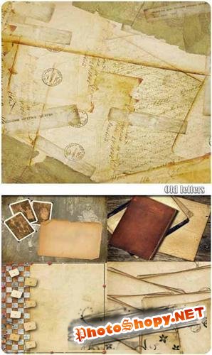 Старые письма и фотографии - фоны