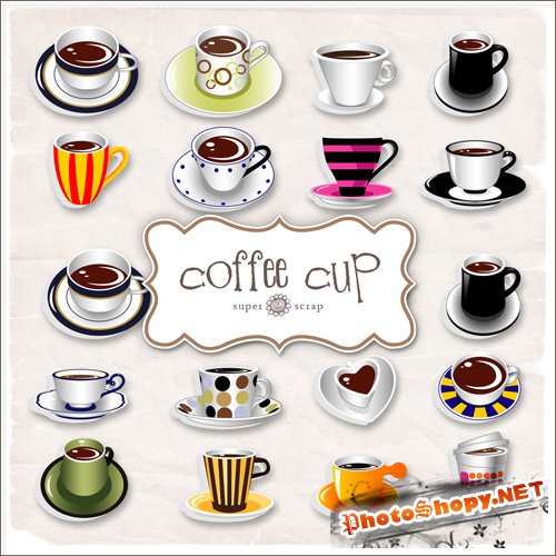 Scrap-kit - Coffee Cup
