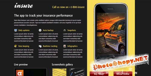 ThemeForest - Insure Landing Page (All Styles & Colors) - RiP