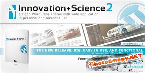 Innovation+Science 2 - Advanced WordPress Theme + HTML