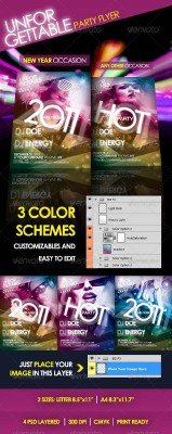 Unforgettable Party Flyer - GraphicRiver
